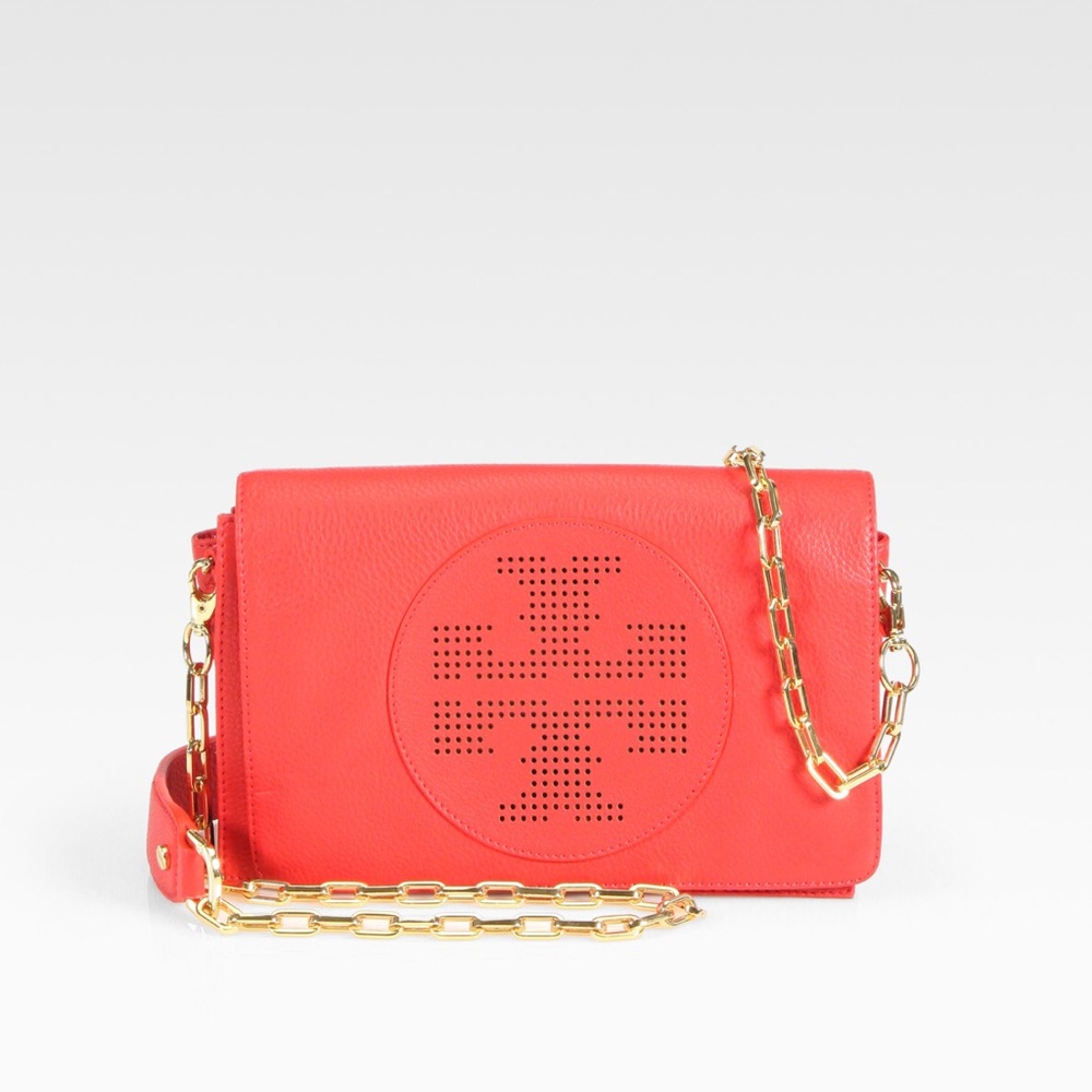 Tory Burch Red Kipp Crossbody Purse
